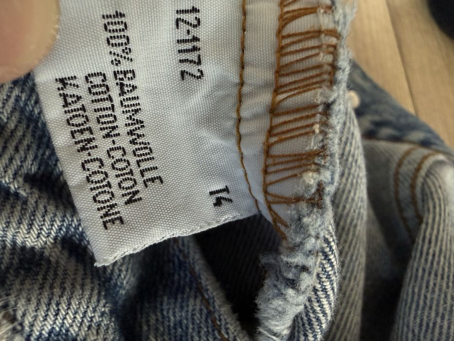 Geaca de Blugi WRANGLER Trucker Anii 90 Albastru Barbati | Marime M