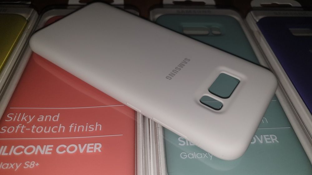Husa silicon originala Samsung Silicone Cover Galaxy S8+ S8 Plus G955