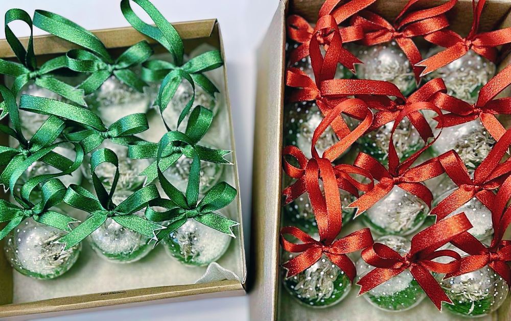 Ръчно изработени коледни украшения за елха подходящи за подарък