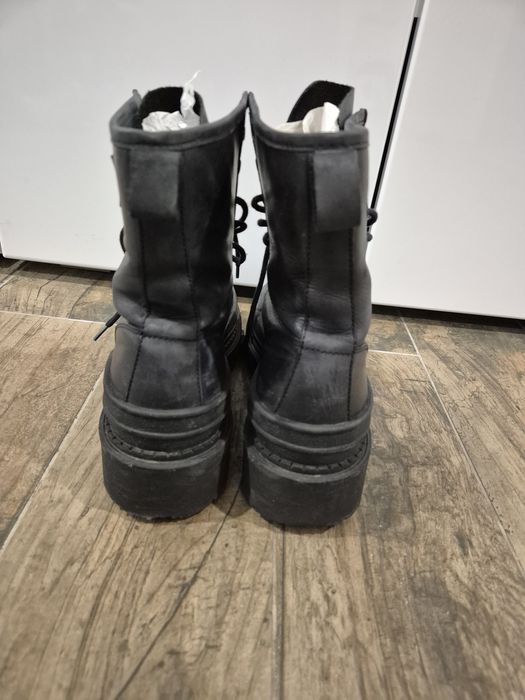 Дамски черни боти, кубинки Tommy Hilfiger,  Guess 41  и 42 номер