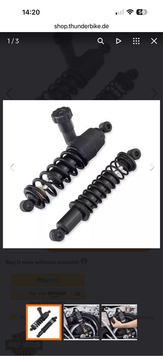 Задни амортисьори за Harley Road Glide, Road King и т.н.
