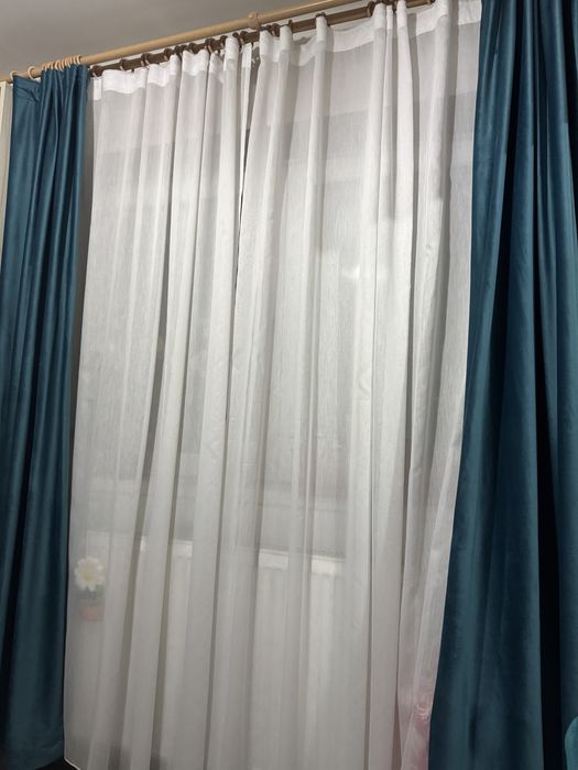 Set draperie cu perdea zi+noapte
