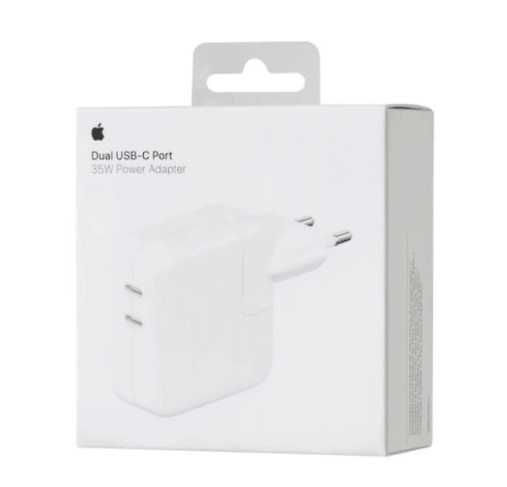 Adaptor Apple 35W Dual USB-C pentru iPhone  17 Pro Max, 17 Pro, iPad