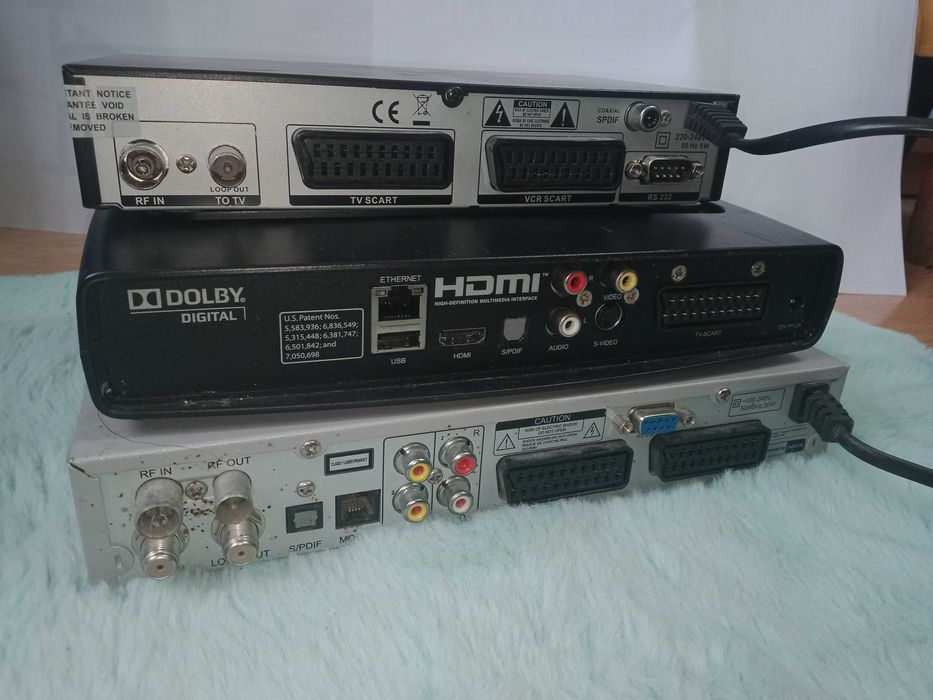 Lot Reciver 3 buc Romtelecom, Dolce si Telesystem