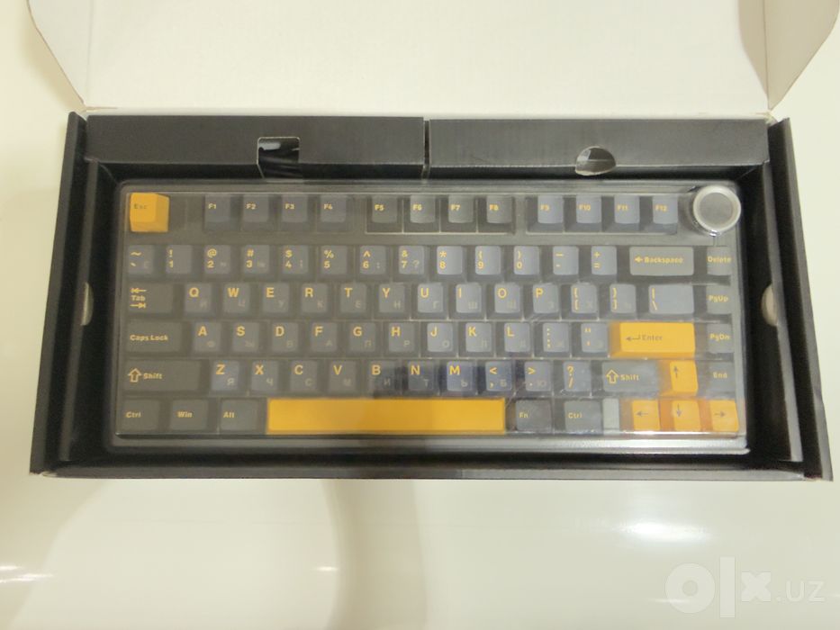 AULA F75 Black&Yellow