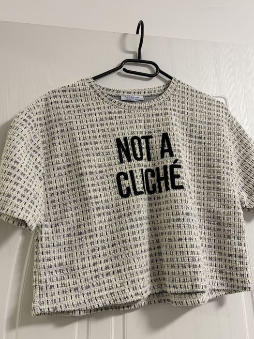 Къса тениска Zara