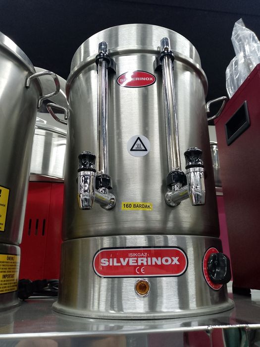 Silverinox bardak samovor choy suv uchun