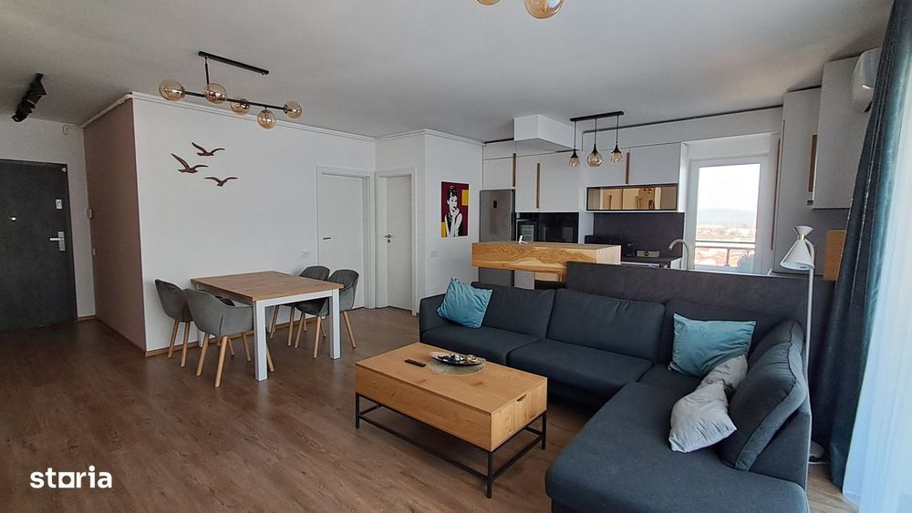 2 camere | Mobilier premium | 3 balcoane | Vedere pe trei laturi