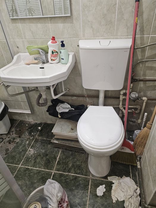 Wc bazin și chiuveta