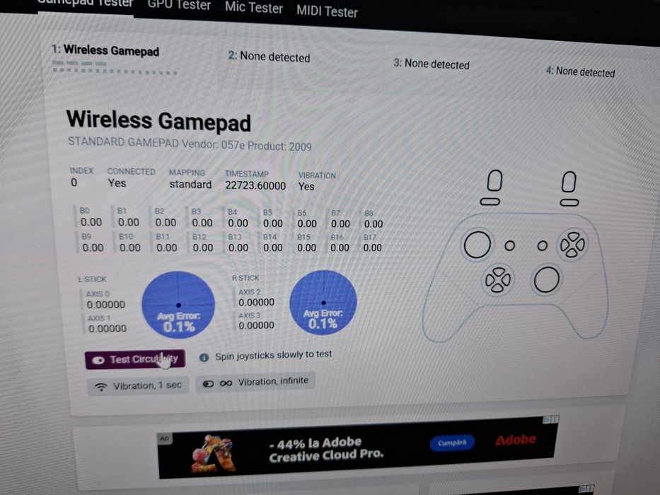 Controller Wireless – Compatibil Nintendo Switch / PC