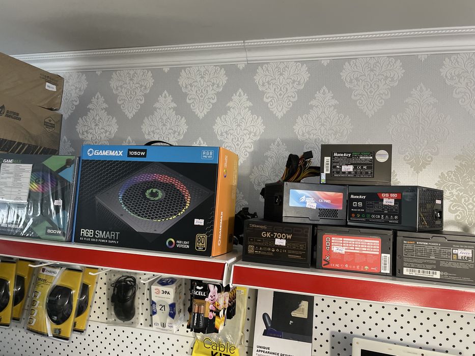 Блок питания 450-650w, 6-8pin на видеокарту