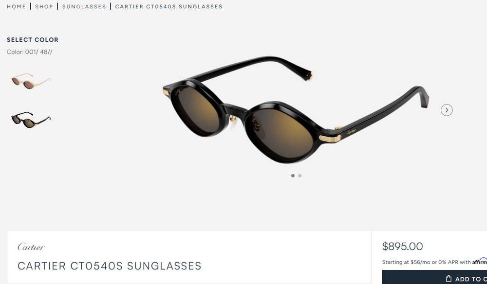 Cartier слънчеви очила НОВИ оригинални/сертификат