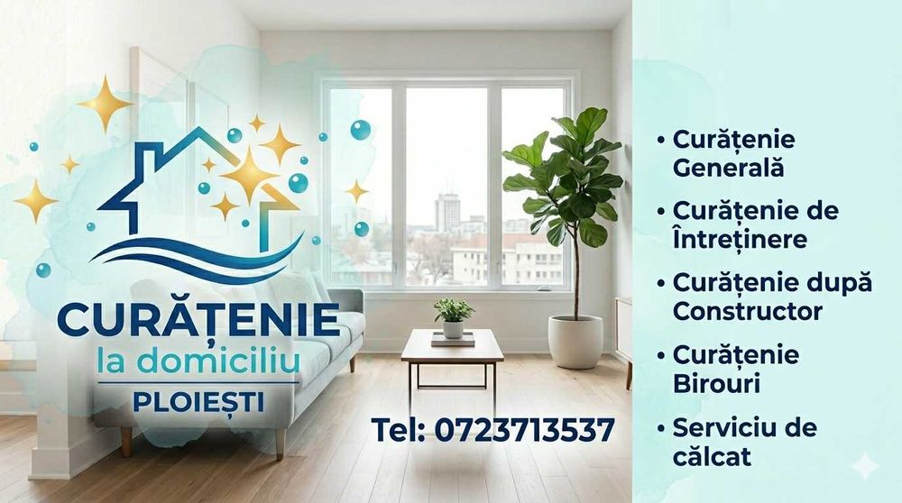 Ai nevoie de o casă curată, dar timpul nu îți permite?