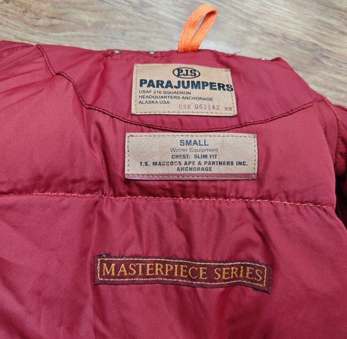 PARAJUMPERS Оригинално дамско яке парка с пух и качулка размер S