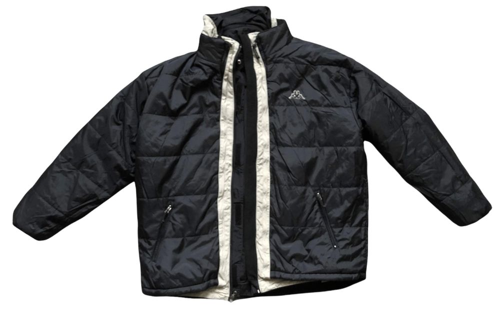 Geaca Puf KAPPA Casual Captusit Gros Negru Barbati | Marime XL