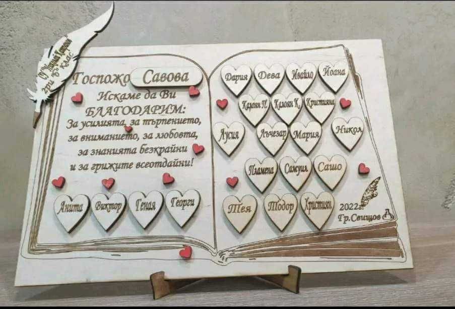 Книга на класа с имена