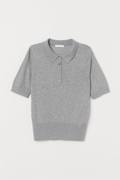 Bluza pulover gri polo H&M