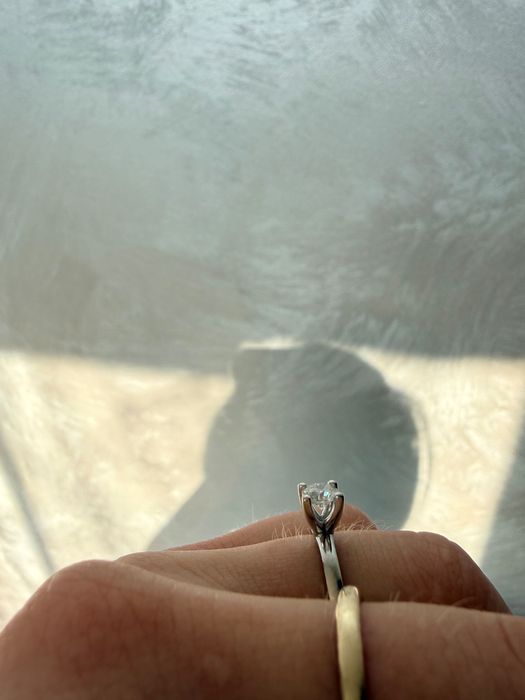 Пръстен с диамант 0.40К бяло злато Altinbas