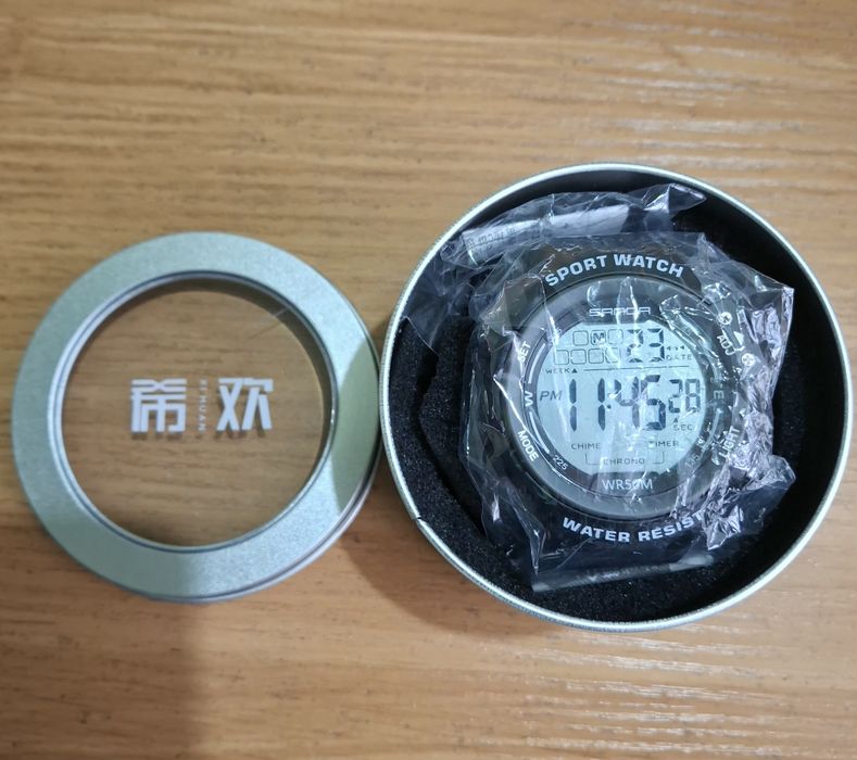 Часы наручные мужские электронные водонепроницаемые. Elektron soat