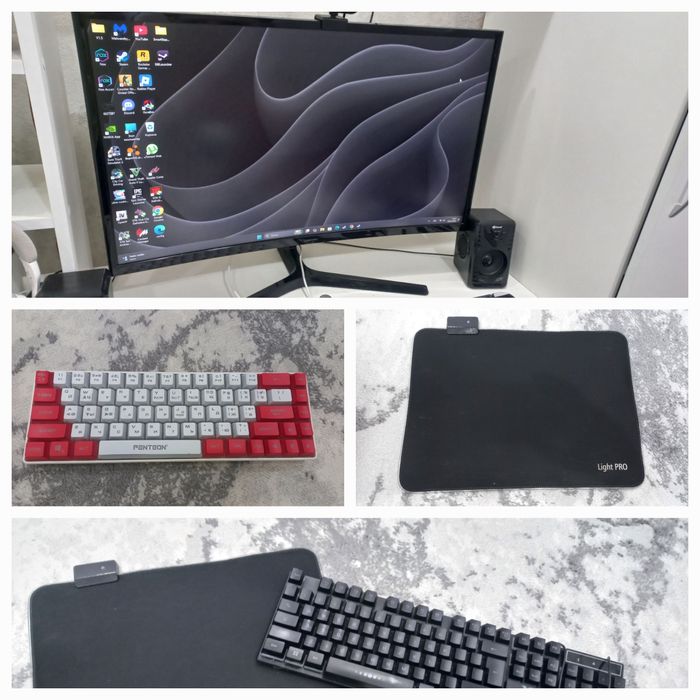 Продам монитор и игровые клавиатуры