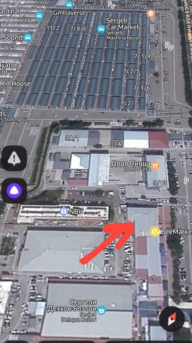 Сергели-6 Дехкон базар помещение 46 м² 1-этаж без ремонта