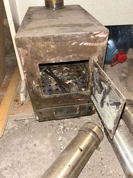 Печь для рыбалки в палатку