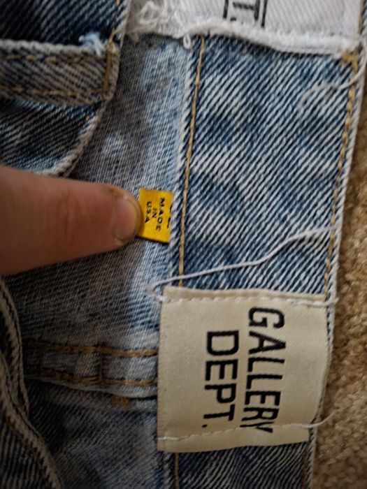 Chrome hearts x gallery dept дънки