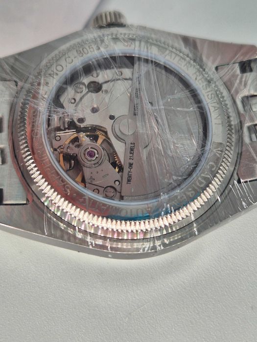 Ceas Automatic Cadisen Jubilee Black, Mecanism Miyota, Geam Safir, 38mm - Grad E