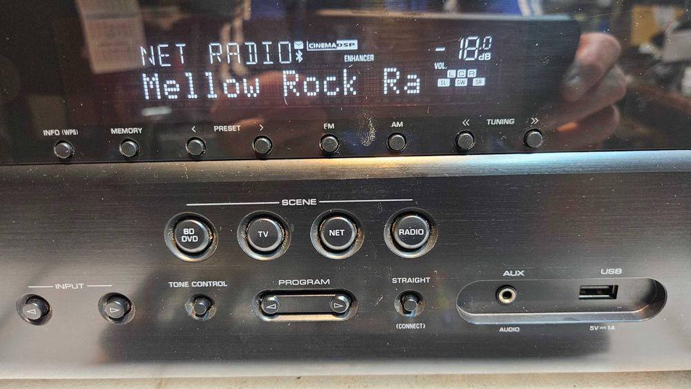 Receiver Yamaha MusicCast RX-V483 Negru