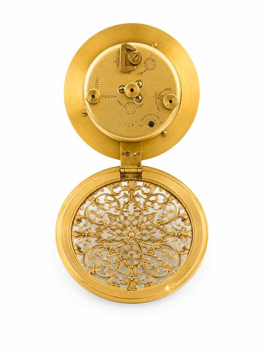 Jaeger Recital Ref. 105, ceas mecanic de călătorie 8 zile, alarmă, c.1960