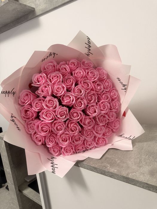 Buchet trandafiri din sapun 51