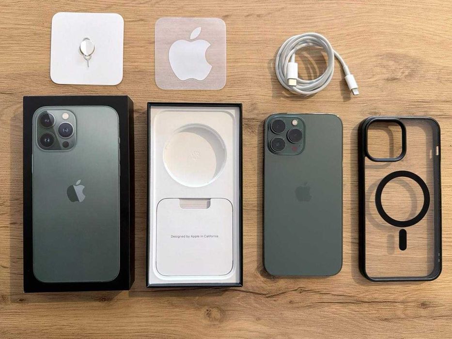 iPhone 13 Pro Max 256GB Green - Отлично състояние - батерия 84%