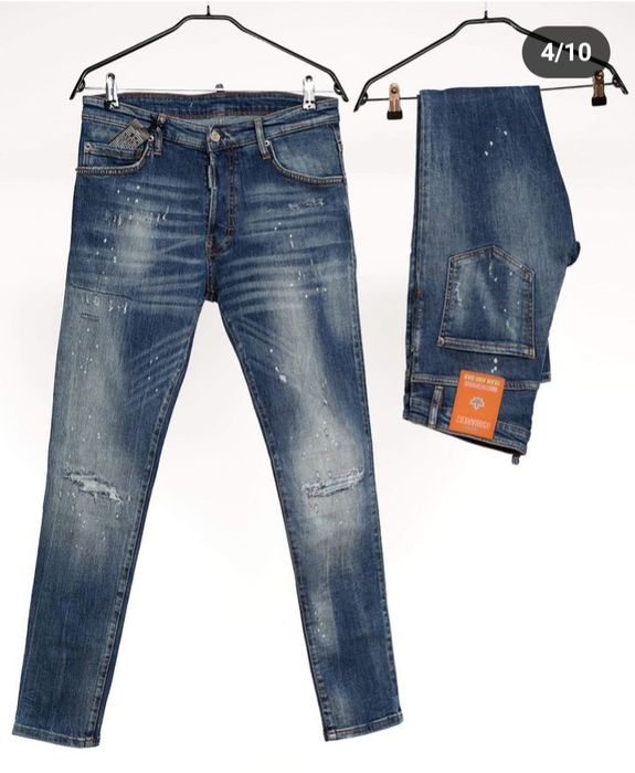 Blugi Guess și Trussardi