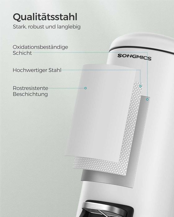 Kош за отпадъци за баня с капак