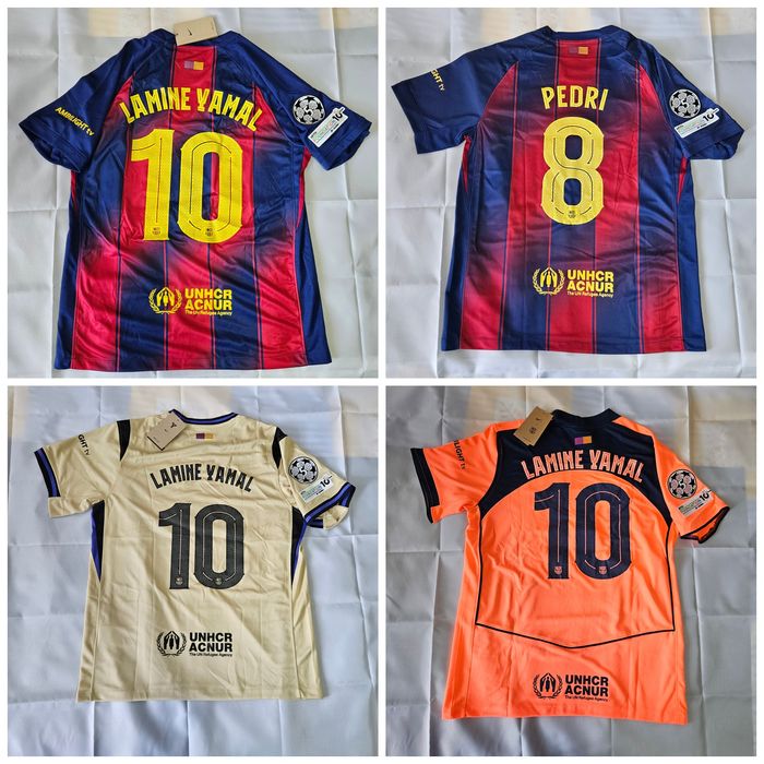 Tricouri de fotbal Barcelona, Madrid, United, City, Liverpool, PSG