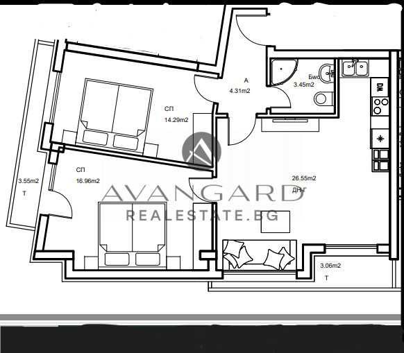 Продава се Тристаен апартамент в Пловдив, Център - 98 кв.м за 1499 €/кв.м - Снимка #3