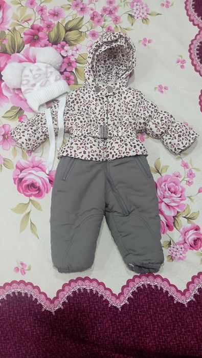 Зимний комбинезон для девочки 68р