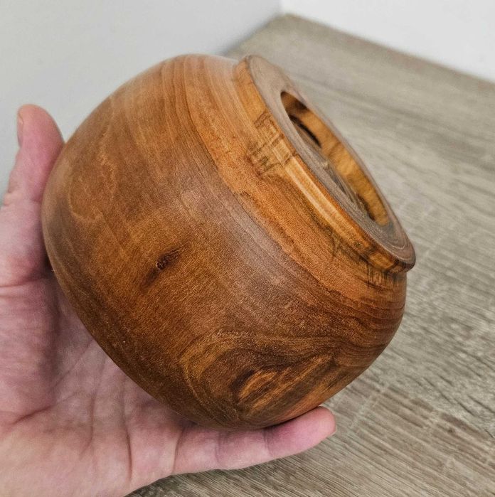 Ръчно изработена дървена купичка, купа ръчна изработка декорация дърво