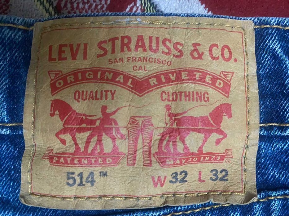 Фирмен. джинсы от "Levis" model 514 original W32xL32 на 48 разм.