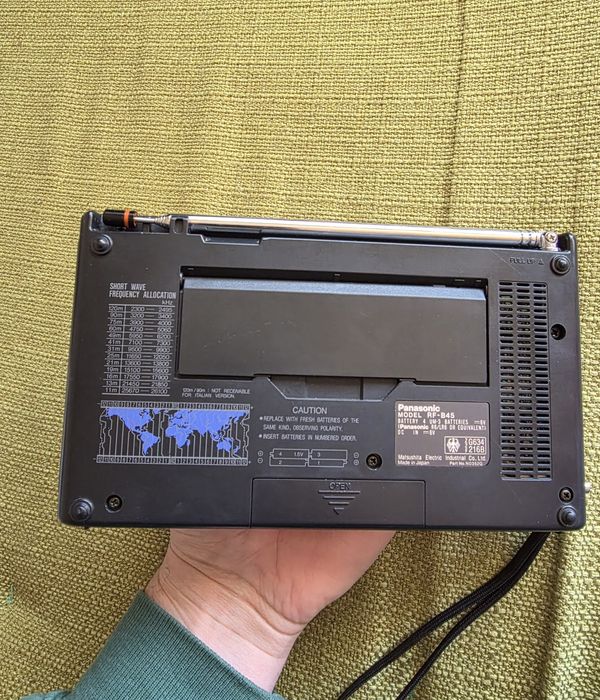 Radio Receptor Panasonic RF-B45 Fm Lw Mw Sw ssb Receive Portabil