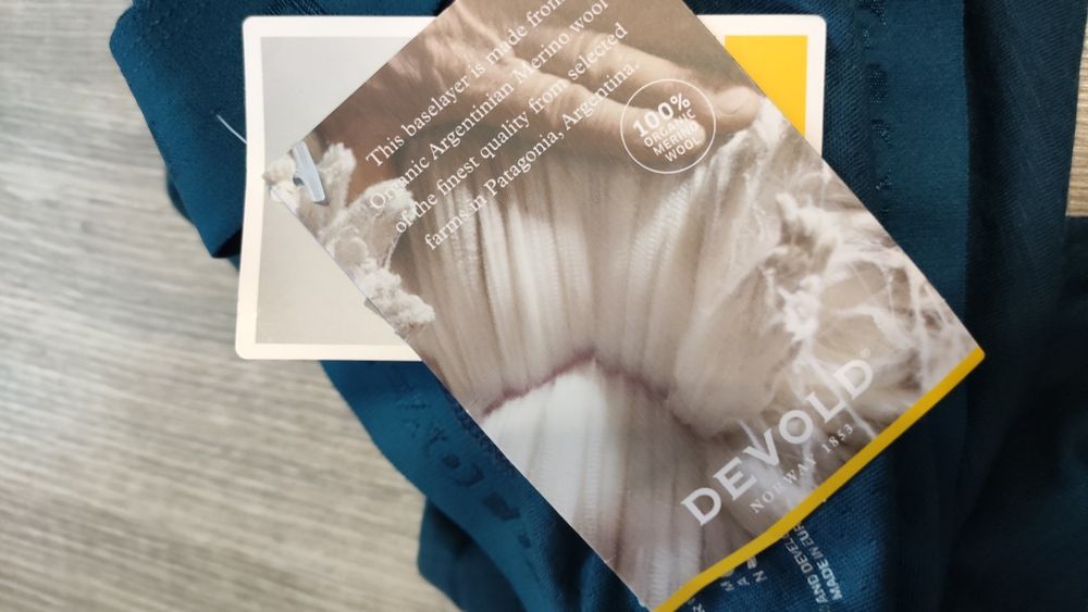 Нов мъжки мерино термоклин Devold S size