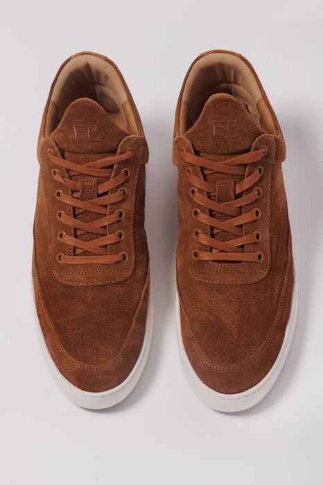 Filling Pieces Low Top Perforated Organic Brown 42