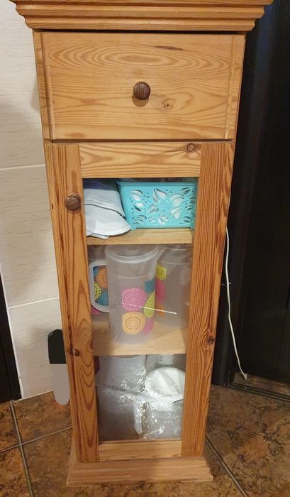 Set mobilier lemn natur ușor
