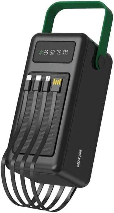 Power bank 80000mah внешний аккумулятор с солнечной панелью