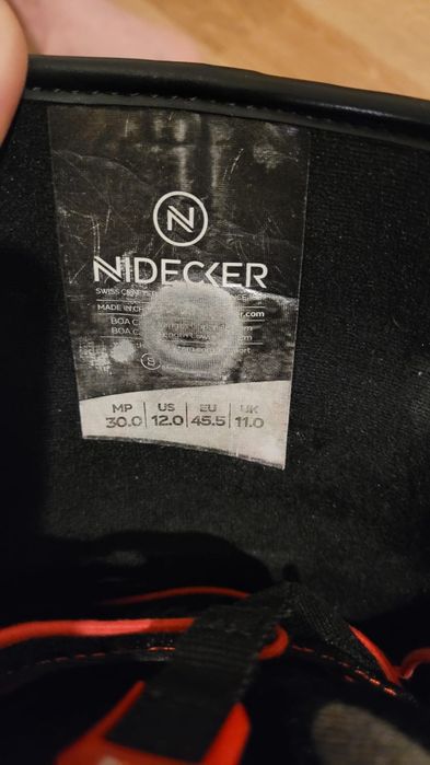 Boots snowboard dublu BOA NIEDECKER 45.5 / US 12 / 30 cm