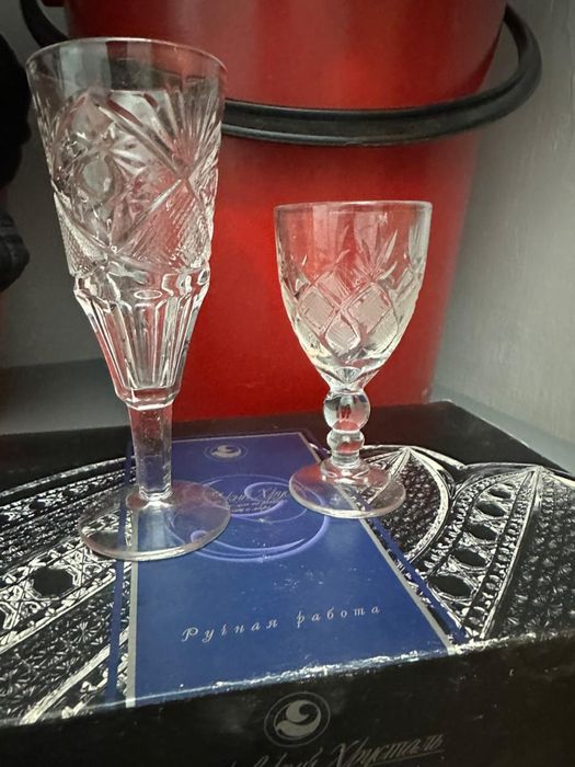 Фужеры хрустальные