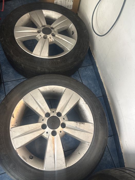 Vand 4 jante de aluminiu pe 17 pentru mercedes vito/viano