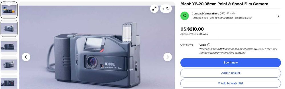 RICOH - YF-20 / Pentax Espio 928 / Olympus mju ZOOM 105