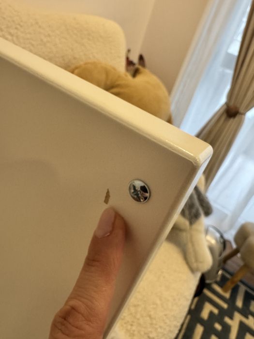 Pat Ikea MYLLRA alb si saltea SKONAST