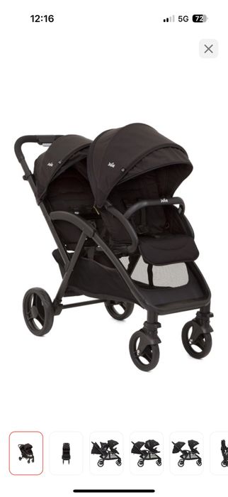 Коляска прогулочная Joie Evalite Duo, черный